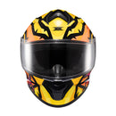 Capacete Texx Fechado Spihe Maasai Laranja Amarelo 60