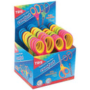 Tesoura Escolar Tris Comfort 15cm Emborrachada - Display Com 18 Unidades