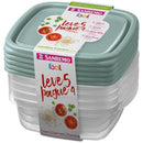 Pote Plástico Conj L5p4 Pote Fácil 530ml(s)