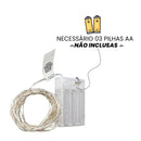 Fio De Fada LED Decoração Cordão De Luz 10 Metros - Rosa