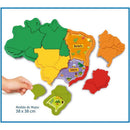 Brinquedo Para Montar Mapa Do Brasil 3d