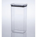 Pote Acrílico Hermético Lumini 2600ml Retangular Transparente