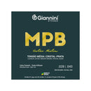 Encordoamento Giannini P/violão Nylon Cristal/prata Genws