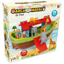 Brinquedo Educativo Barco Arca De Noé Com Bonecos