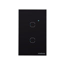 Interruptor Smart Zigbee Touch 2 Preto Ezs 1002 4850048