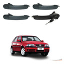 Kit 4 Maçanetas Ext Diant C/ Chave Gol Parati G3 99 A 05 - UN / 4