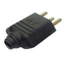 Plugue Desmontavel 2p+t 180° De 10a Preto - Margirius