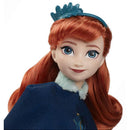 Boneca Disney Frozen Anna Festival De Inverno Com Vestido E Capa