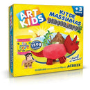 Massa Para Modelar Criativa Art Kids Dinossauro 3 Vermelho