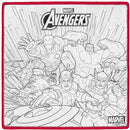 Tapete Mágico Acqua Avengers Com 6 Canetas Laváveis 50x50cm