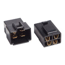 KIT CONECTOR TECHNOISE 4 VIAS COM TRAVA PRETO UNIDADE - PC / 10