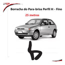 Borracha Do Para-brisa Perfil H Fino Gol Parati 95 A 98 Rolo