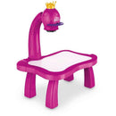 Mesa Projetora De Desenho Princesas Disney 2 Em 1 Com 24 Imagens