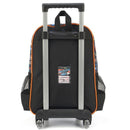 Mochila Infantil Com Rodinha Hot Wheels Grande Preta