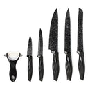 Conjunto Facas Descascador 6 Peças Utensílios Cozinha