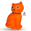 Gato De Vinil C/ Som Brinquedo De Banho Para Bebês E Pets
