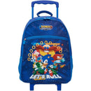 Mochila Infantil Com Rodinha Sonic Superstars