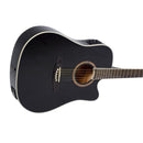 Violao Aco London Le30c Bk Strinberg