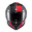 Capacete Texx Fecha Kaiman Track Verm Pret Cinz Fosc 56