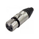 Conector Xlr Fema Linha 3 Polos Metal Storm 10 Unidades