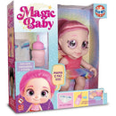 Boneca Magic Baby Com Mecanismo Faz Xixi E Mamadeira