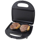 SANDUICHEIRA E GRILL BRITÂNIA CROME INOX PRETA 127V