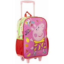 Mochila Infantil Com Rodinha Peppa Pig Fruits G 50cm
