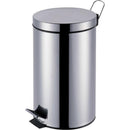 Lixeira ágata Inox Com Pedal 5 Litros