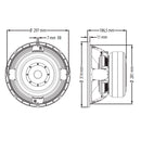 Alto-falante 12 Pol 1300w Rms 4 Ohms Wf3004600b4/a Atk