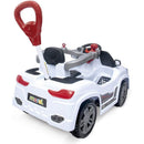 Veículo Para Bebê Bm Car Branco 30kg Com Som