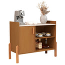 Aparador Buffet Cantinho Café 1 Porta Cedro Off White
