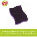 Esponja Para Limpeza Scotch Brite Extrema (roxa) Com 4 Unidades
