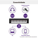Piano Digital Np 12 B Piaggero Preto 61 Teclas Com Fonte Bivolt Yamaha