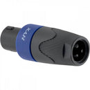 Conector Speakon Macho 4 Pólos HP005 Preto HYX - PCT / 2