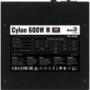 Fonte Gamer ATX Aerocool Cylon 600W 80 Plus Bronze Full Range APFC