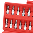 Conjunto Kit Ferramentas Soquete 1/4 46pçs Reparos