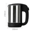 Chaleira Eletrica Portatil 12v Carro Cha Cafe Inox 500 Ml