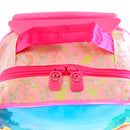 Kit Estojo, Lancheira E Mochila Princesa De Rodinhas Rosa