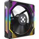 Kit Cooler Fan ARGB Fortrek Frosty Preto Com Controladora/Controle