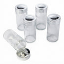 Porta Temperos Com Suporte 5 Potes Aço Inox Utilidade