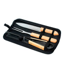 Conjunto Kit Churrasco Faca Pegador Garfo Utensílios