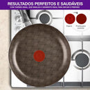 Frigideira Rochedo Facilita Vermelho 24cm - CXM / 6