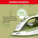 Ferro a Vapor Ecogliss com Base Cerâmica e Modo ECO FEC2 127V