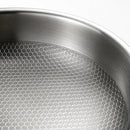 Frigideira 28cm Com Tampa Antiaderente Panela Aço Inox