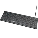 Teclado Sem Fio Office Fortrek KB11 Full Bluetooth Preto
