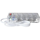 Filtro de Linha Com Proteção DPS 3P Energia 8 Clamper Transparente