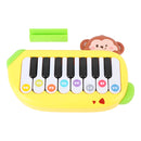 Mini Teclado Infantil Musical Macaquinho  Cor:vermelho
