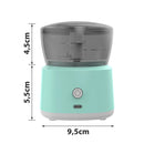Mini Processador Elétrico Moedor Alimentos  Usb Cor:azul
