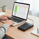 Teclado Numérico Portátil Com Fio Usb Preto 18 Teclas