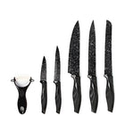 Conjunto Facas Descascador 6 Peças Utensílios Cozinha